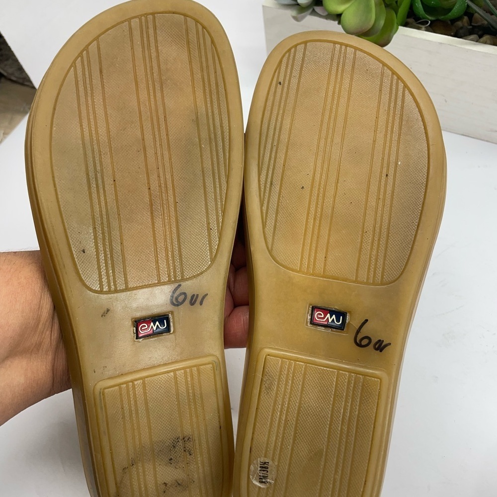 Emu Red Slide Sandals with Rhinestone Detail - Picture 4 of 4